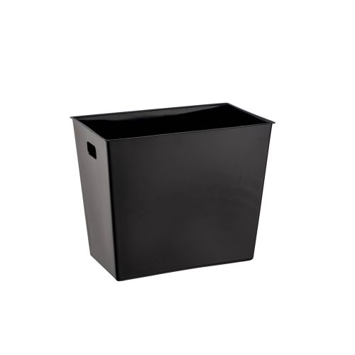 Cordoba Collection 16 Quart Wastebasket Liner, Black